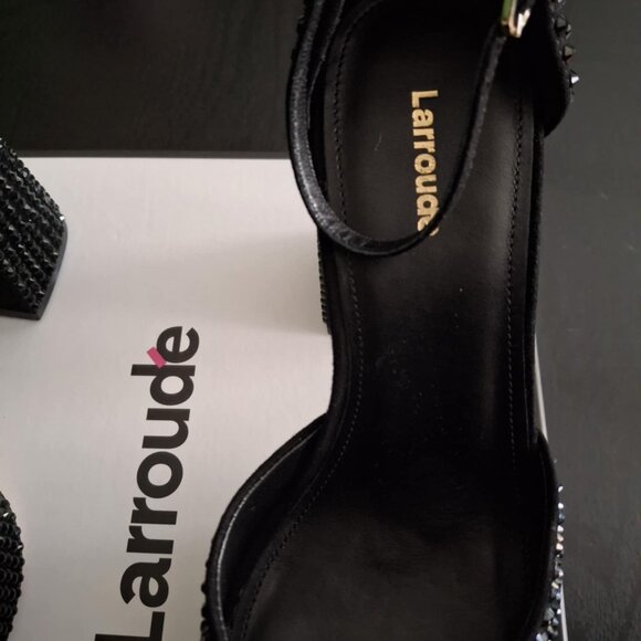 Larroude Ari Crystal Pump - Black Crystals - Picture 4 of 4